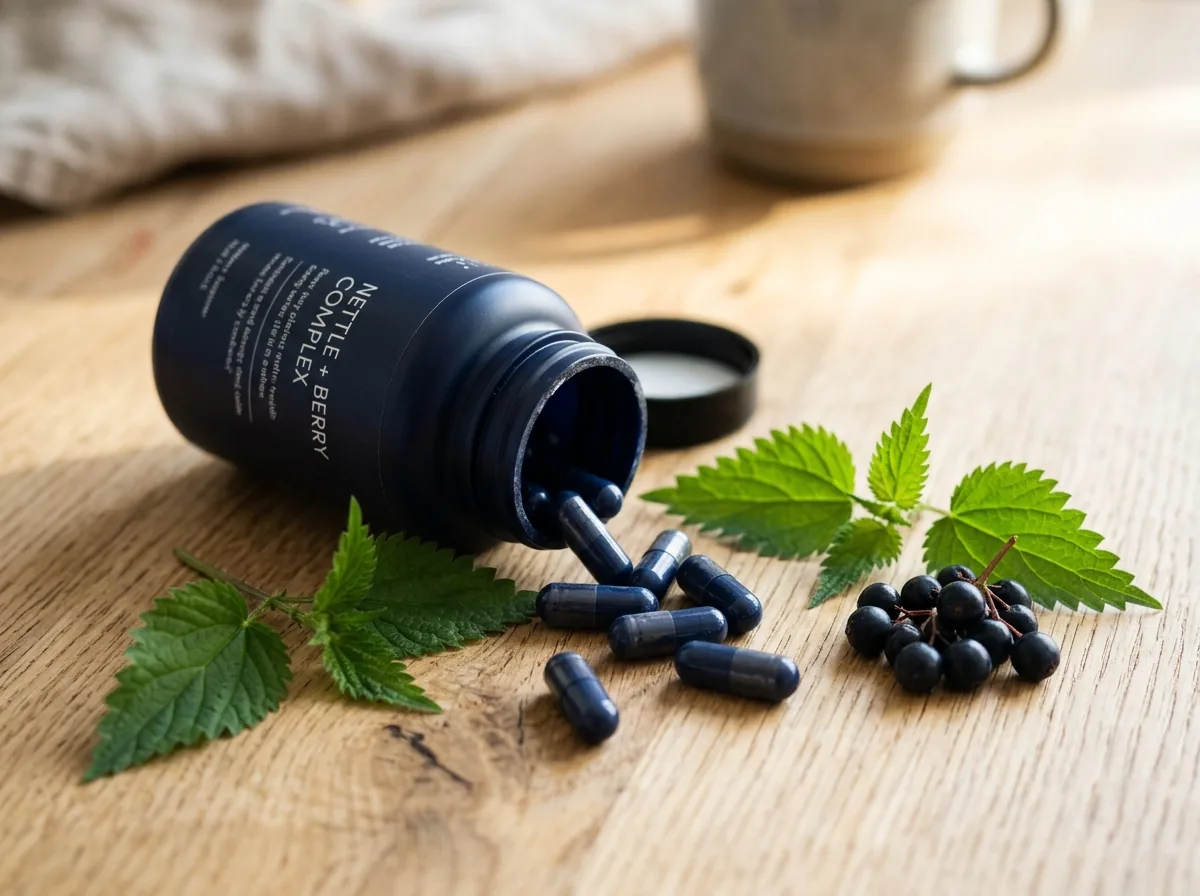 Hardero capsules with botanical ingredients supporting urinary flow and pelvic health
