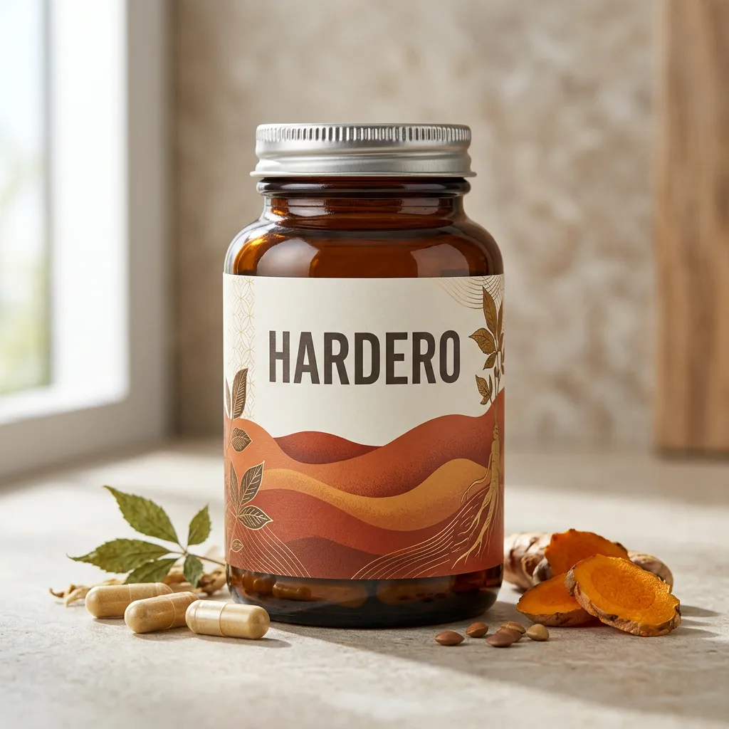 Hardero men's health food supplement 60 capsules